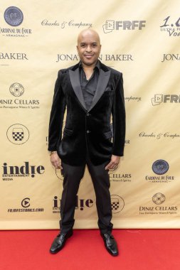 Müzisyen Roycel Aşçıları 2 Mart 2025 'te Baker Manor, Los Angeles, CA' da Hollywood Oscar 'ının İkonlarına katılıyor.