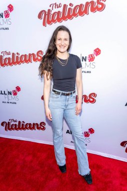 Aktris Taylor Talley, 10 Nisan 2025 'te Harmony Gold Tiyatrosu' nda Los Angeles Premiere 'e katıldı.