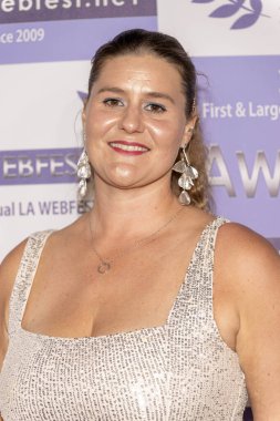 Aktris / Yönetmen Jennifer Monk, Los Angeles Galeri Tiyatrosu 'nda 16. Los Angeles Web Serisi Festivali Ödül Töreni ve Resepsiyonu' na (LA Webfest) katıldı.