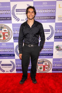 Aktör Gabriel Nava, Los Angeles Galeri Tiyatrosu 'nda 16. Los Angeles Web Serisi Festivali Ödül Töreni' ne (LA Webfest) katıldı.