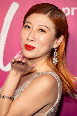 Aktris Ashlee Keating, 17 Mayıs 2025 'te Zouk LA, Los Angeles' ta düzenlenen 