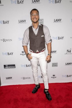 Aktör Najee De Tiege, 5 Haziran 2025 'te Los Angeles Özel Konutu' nda LANY Entertainment Summer Mixer 'a katıldı.