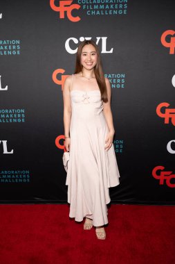 Aktris Michelle Chun, Landon Brittain 'in 27 Haziran 2025' te Los Angeles 'taki Samuel Goldwyn Tiyatrosu' nda sergilediği 