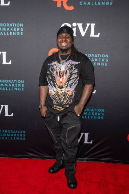 Aktör Tyrik Brooks, Landon Brittain 'in 27 Haziran 2025' te Los Angeles 'taki Samuel Goldwyn Tiyatrosu' nda oynadığı 