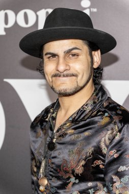 Komedyen / aktör Ahmad El 16 Temmuz 2025 'te SkyBar Mondrian Hotel Los Angeles' ta ESPYs Party 'ye katıldı.