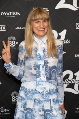 Yönetmen Katherine Hardwicke, 17 Ağustos 2025 'te TCL Çin Tiyatrosu' nda 21. Hollyshorts Film Festivali 'ne katıldı.