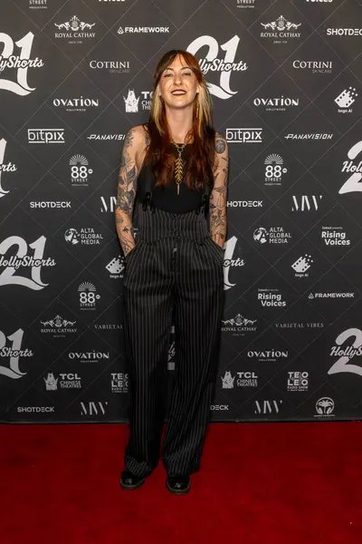 Aktris Fallon Scherzinger, 17 Ağustos 2025 'te TCL Çin Tiyatrosu' nda düzenlenen 21. Hollyshorts Film Festivali Oscar ödüllerine katıldı.