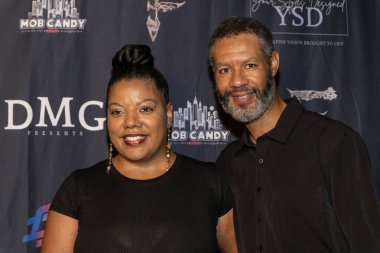 Gerçeklik Yıldızı Angela Deem, 23 Ağustos 2025 'te Los Angeles' taki Mas Mananitas restoranında Gerçeklik Kraliçesi için Şarkı Açıklama Etkinliğine ev sahipliği yapıyor.