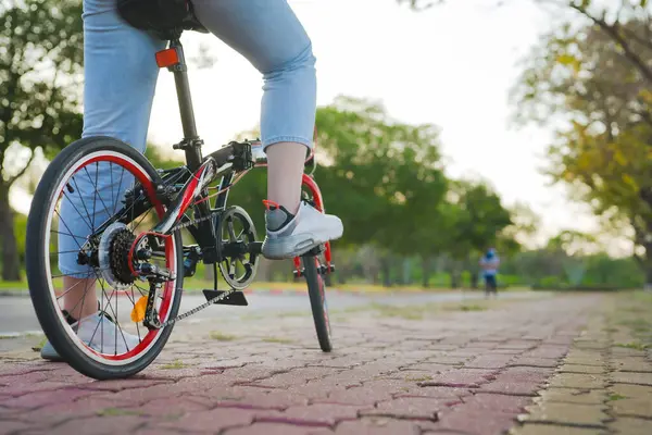 İlkbahar, mutlu ve neşeli Asyalı bir kadının bisiklet sürmesi konseptiyle geliyor.
