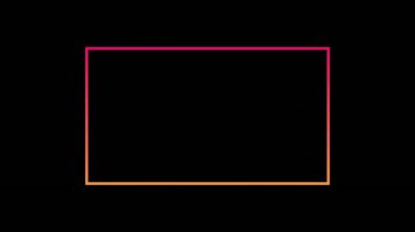 Kopya alanı olan sevimli hipster tasarımının dijital olarak oluşturulmuş videosu