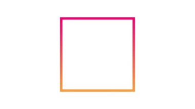 Beyaz arkaplanda kare çizgi 4k 'nin dijital olarak oluşturulmuş videosu