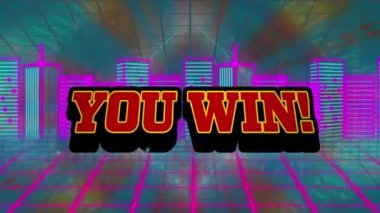 Sendeki animasyon, neon-3 boyutlu şehir modelini kusursuz desenli neon şekillere karşı yenerek metin afişi kazandı. Video oyunu arayüzü teknolojisi kavramı