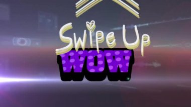 Veri işleme üzerinden metni kaydırma animasyonu. Küresel iş ve dijital arayüz kavramı dijital olarak oluşturulmuş video.