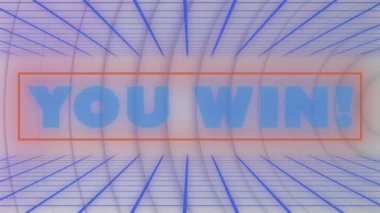 Sendeki animasyon beyaz arkaplanda daireler çizerek metni kazanıyor. Küresel sosyal medya ve dijital arayüz kavramı dijital olarak oluşturulmuş video.