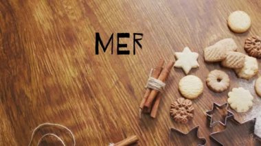 Bu video, beyaz bir arkaplanda noel süslemeleri üzerine yazılmış mutlu noel mesajlarının dijital animasyonu. Bu video tatil sezonunu kutlamak için Noel temalı bir video arayan herkes için mükemmel..