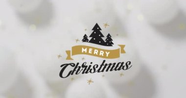 Yılbaşı kutlamalarının animasyonu Noel 'de beyaz takılar eşliğinde yazılır. Noel, şenlik, gelenek ve kutlama konsepti dijital olarak oluşturuldu.