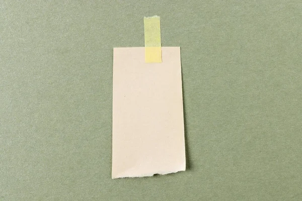 Découpé Morceau Papier Blanc Avec Espace Copie Sur Fond Carton — Photo
