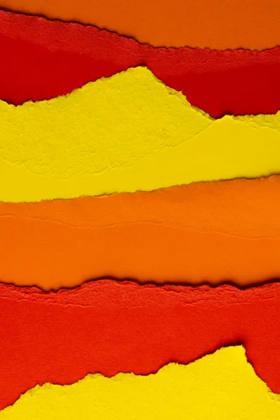Rasgou Pedaços Papel Colorido Com Espaço Cópia Textura Papel Abstrata — Fotografia de Stock