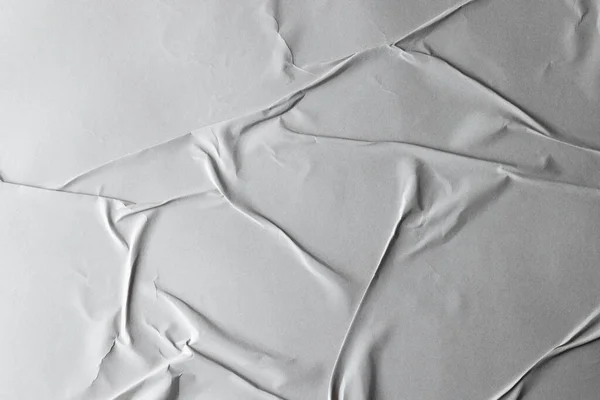 Гофровані Шматочки Білого Паперу Білому Тлі Абстрактний Фон Текстури Паперу — стокове фото