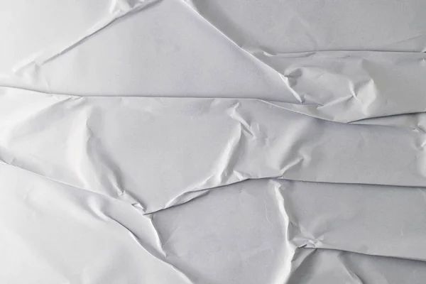 Trozos Corrugados Papel Blanco Sobre Fondo Blanco Textura Papel Abstracto —  Fotos de Stock