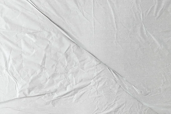 Trozo Papel Blanco Corrugado Sobre Fondo Blanco Textura Papel Abstracto —  Fotos de Stock