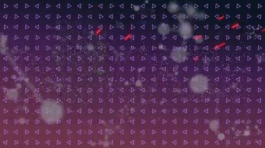 DNA sarmalının, çemberin, geometrik şeklin soyut arkaplan üzerindeki yüzen nükleotitlerin animasyonu. Dijital olarak üretilmiş, hologram, araştırma, genetik, sağlık ve teknoloji kavramı.