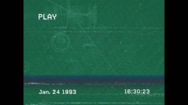 Yeşil arkaplandaki veri işleme ağı üzerindeki parazitin canlandırması. Dijital olarak oluşturulmuş küresel bağlantılar, teknoloji ve dijital arayüz kavramı.