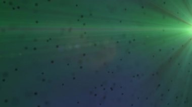 Işık yollarının üzerindeki DNA iplikçiklerinin animasyonu. Küresel iş ve dijital arayüz kavramı dijital olarak oluşturulmuş video.