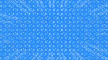 Beyaz çizgiler ve mavi arkaplan üzerinden veri işleme animasyonu. Küresel iş ve dijital arayüz kavramı dijital olarak oluşturulmuş video.