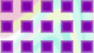 Beyaz arkaplan üzerinde hareket eden şekillerin canlandırılması. Soyut arkaplan, şablon ve dijital arayüz kavramı, dijital olarak oluşturulmuş video.