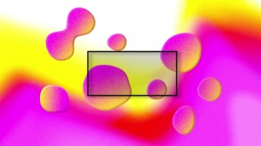 Satış metninin beyaz arkaplandaki şekiller üzerinden canlandırılması. Geçmişe dönük gelecek ve dijital arayüz kavramı dijital olarak oluşturulmuş video.