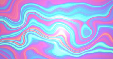 Pembe ve mavi sıvı deseni kusursuz döngü üzerinde hareket ediyor. Soyut arkaplan, şablon ve hareket kavramı dijital olarak oluşturuldu.
