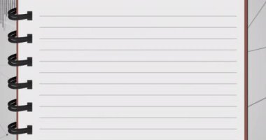 Gri arkaplandaki bağlantı ve veri işleme ağı üzerinden dizüstü bilgisayarın animasyonu. Küresel eğitim, bağlantılar ve dijital arayüz kavramı dijital olarak oluşturulmuş video.