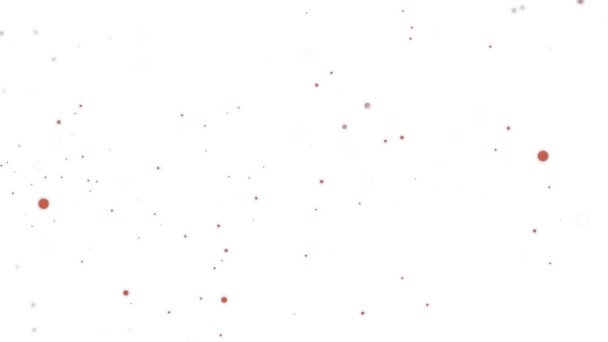 Animation Taches Colorées Flottant Sur Fond Blanc Avec Espace Copie — Video