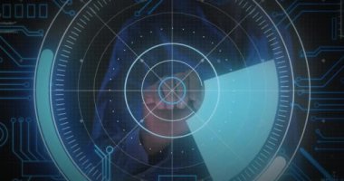 2WAnimation of graphs and financial data over hand of caucasian man holding smartphone. Global technology data processing connections and digital interface concept digitally generated video.