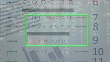 Animation of numbers and financial data processing. Global computing, business, finance and data processing concept digitally generated video.