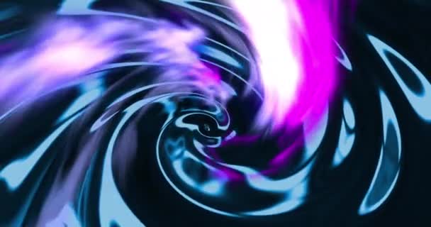 Animation Purple Trails Moving Blue Liquid Background Abstract Background Pattern — Stockvideo
