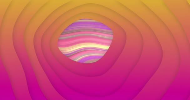 Animation Moving Shapes Colourful Liquid Background Abstract Background Pattern Concept — Stockvideo