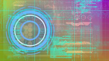 The video begins with a blue and green scope scanning and spinning on a black background.