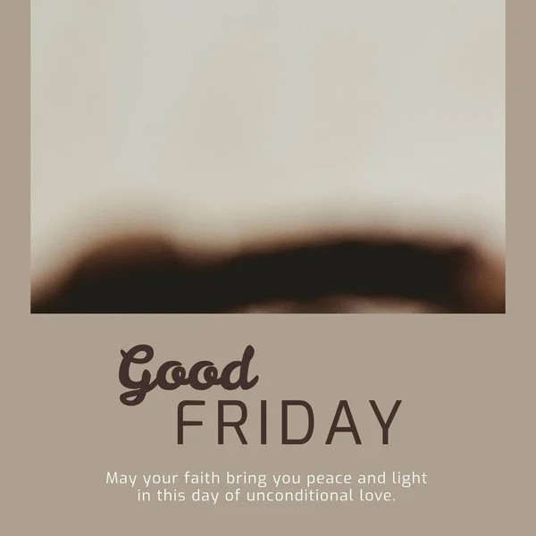 Composition Good Friday Text Blurred Background Good Friday Celebration Concept — Fotografia de Stock