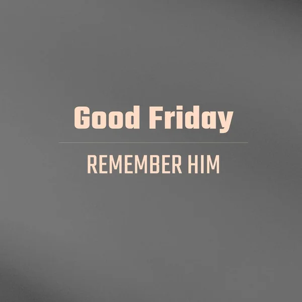 Composition of good friday text and copy space on grey background. Good friday, christianity, faith and religion concept digitally generated image.