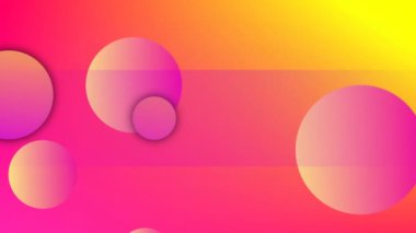 Animation of new collection text over shapes on pink background. Abstract background, pattern and movement concept digitally generated video.