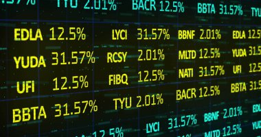 Image of financial data processing with globe and statistics processing. global finance, data processing and digital interface concept digitally generated image.