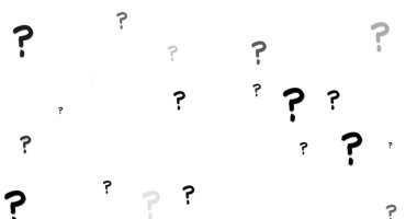 Image of black question marks icons on black background. Global education, abstract background and pattern concept digitally generated image.