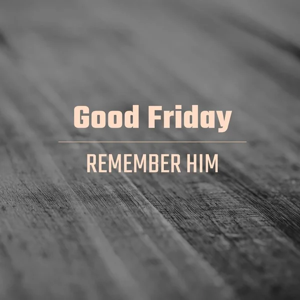 Composition Good Friday Text Copy Space Grey Background Good Friday — Foto Stock