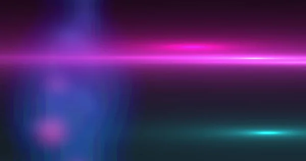 Composición Silueta Azul Sobre Senderos Luz Brillante Rosa Verde Imagen —  Fotos de Stock