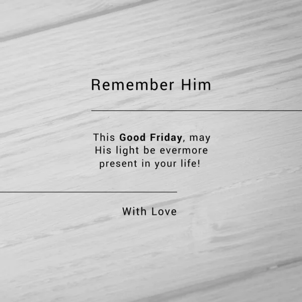Composition Good Friday Text Copy Space Grey Background Good Friday — Fotografia de Stock