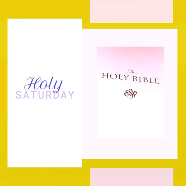 Egy Kép Szent Szombat Szövegről Biblián Szent Szombat Ünnepség Koncepció — Stock Fotó