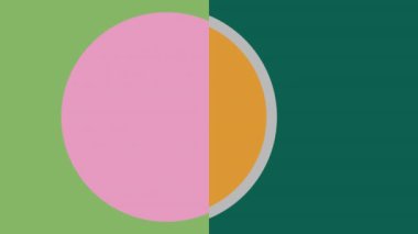 Turta grafiği ve yeşil arkaplanda veri işleme animasyonu. Küresel iş, finans, hesaplama ve veri işleme kavramı dijital olarak oluşturulmuş video.