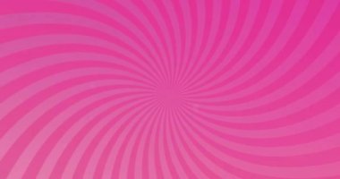 Pembe arka planda dönen pembe çizgilerin animasyonu. Renk, kalıp ve hareket konsepti dijital olarak oluşturulmuş video.